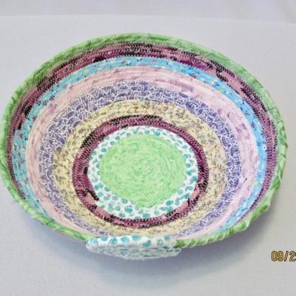 Round Cotton Fabric Coil Cord Bowl/basket
