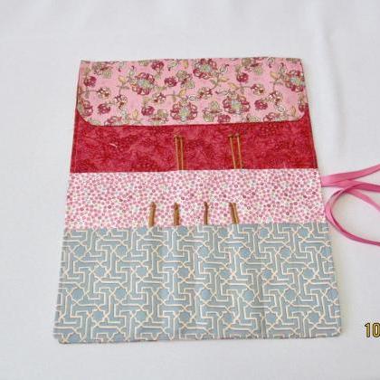 Cotton Fabric Knit/crochet Needle Holder
