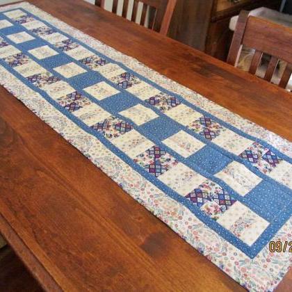 Quilted Cotton Fabric Table Runner