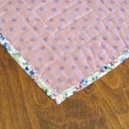 Quilted Cotton Fabric Table Runner
