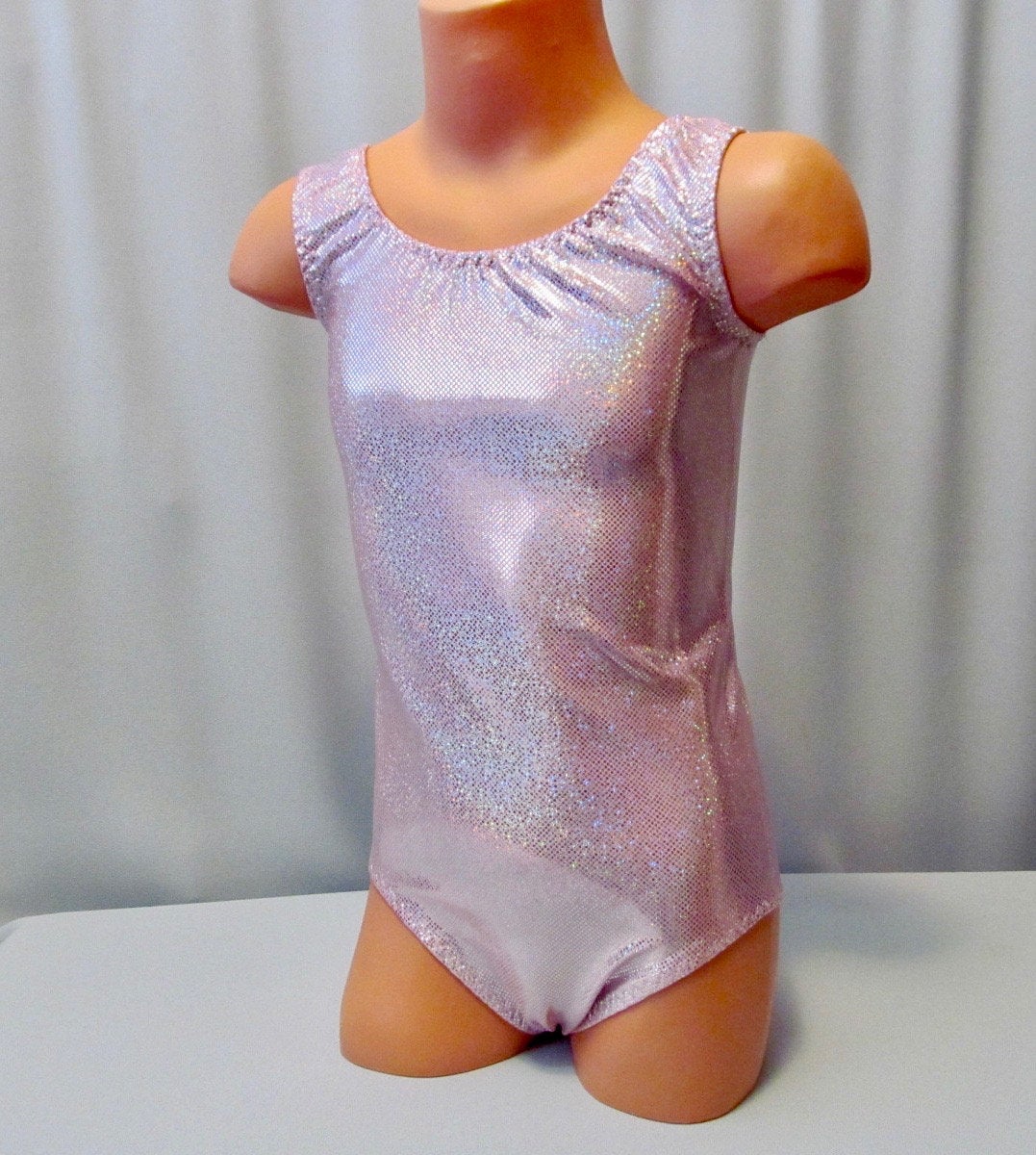 Girls Custom Made Bodysuit/leotard - Pinks Sparkles